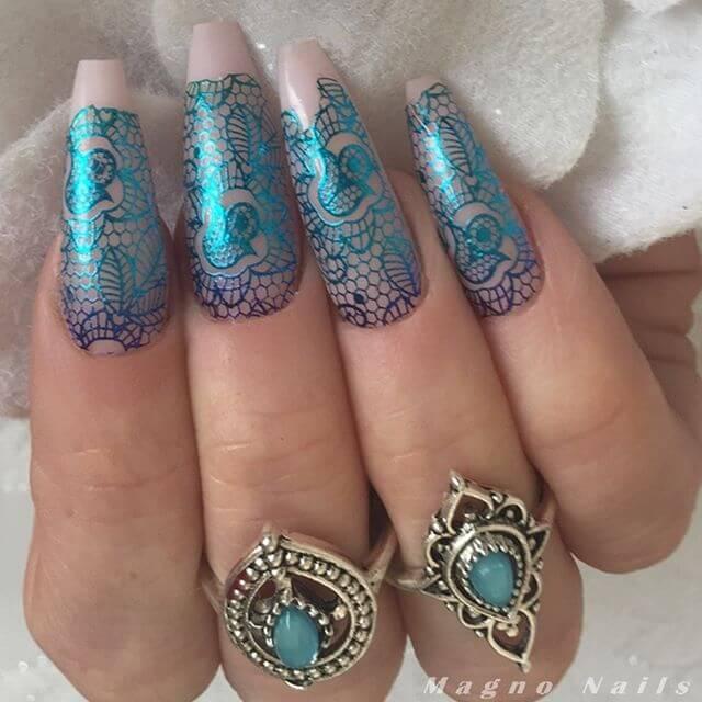 empreintes d'ongles en gel