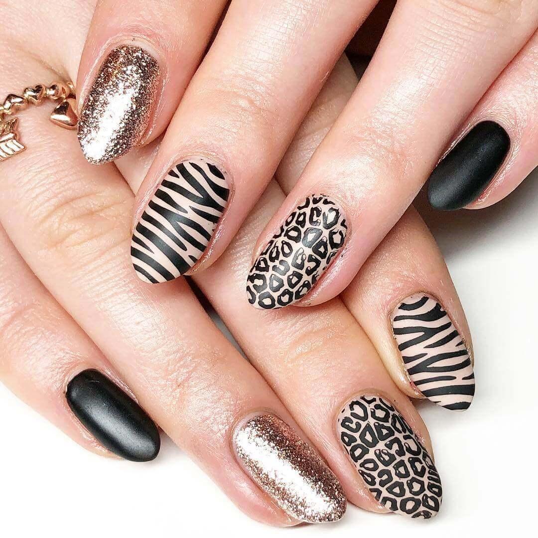 impression animalière nail art