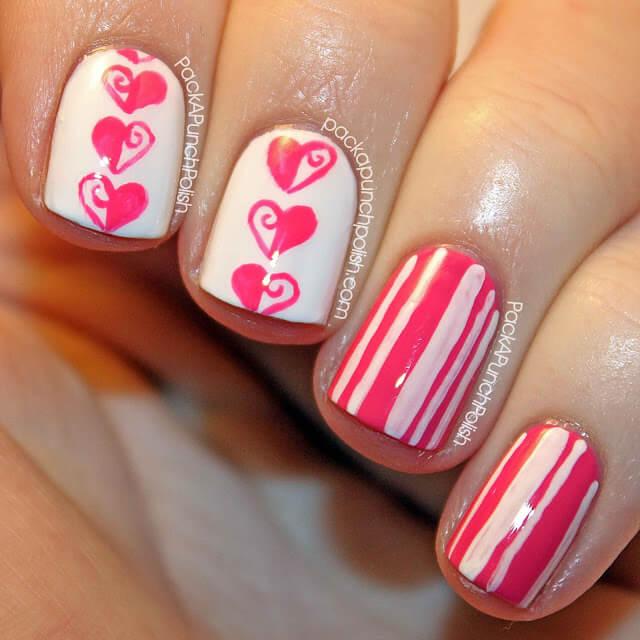 Love Nails Valentin Day nails (1)
