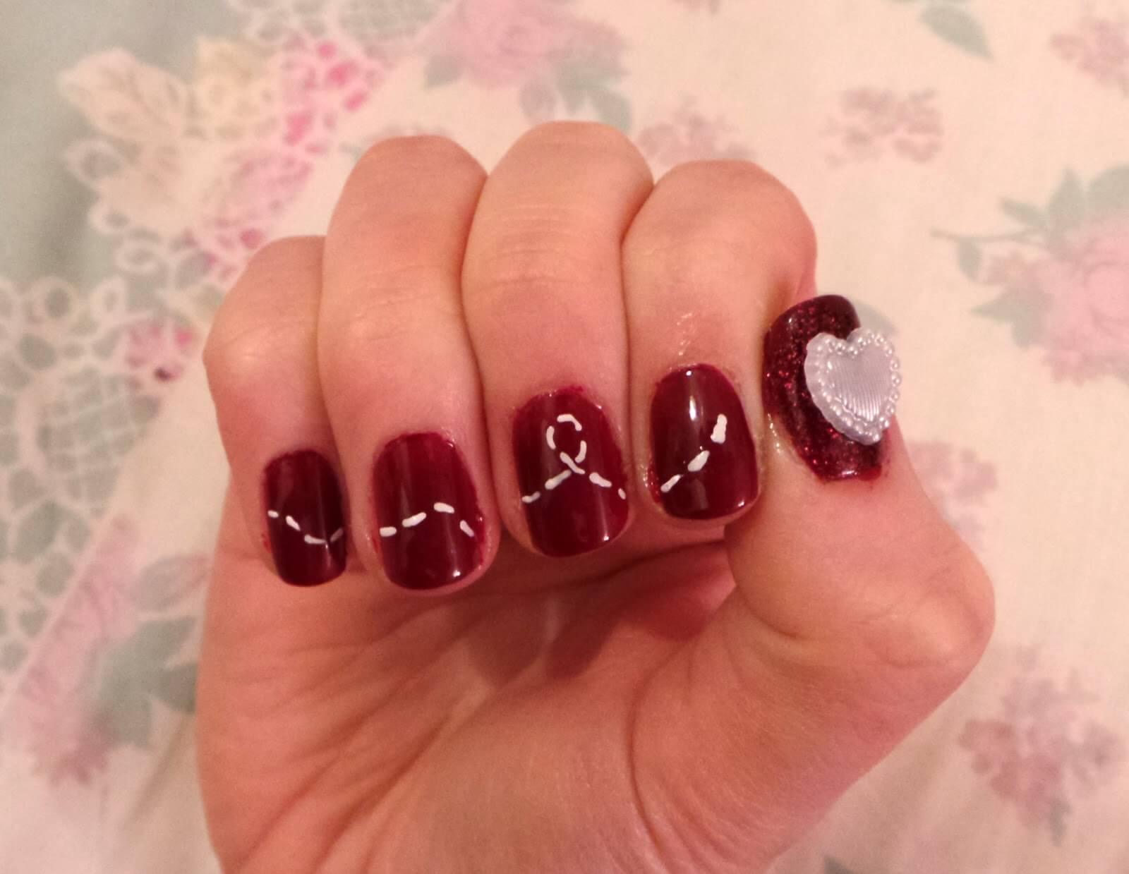 Ongles d'amour Ongles de la Saint-Valentin (10)