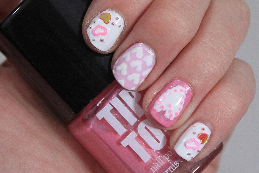 Ongles d'amour Ongles de la Saint-Valentin (7)