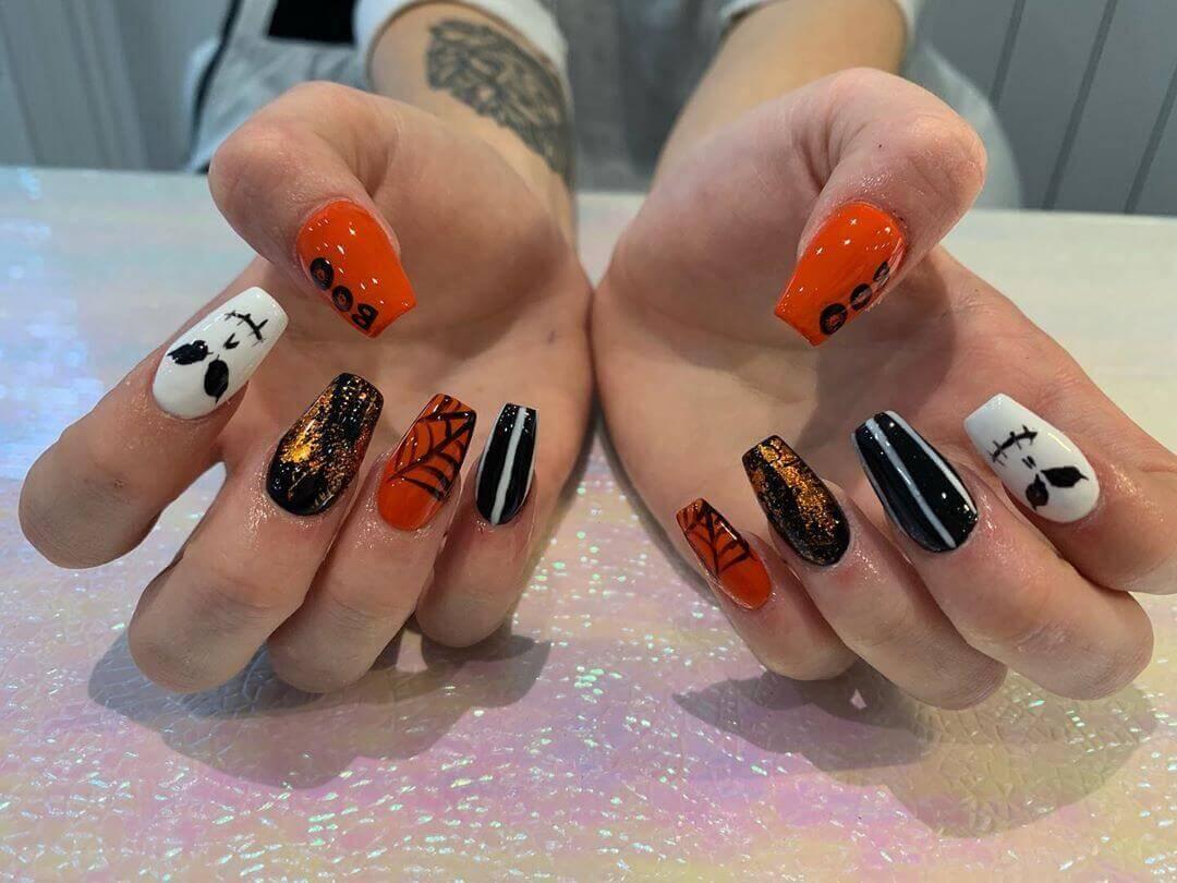 nail art pour halloween
