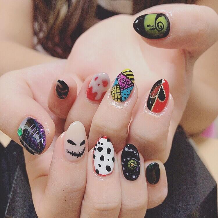 nail art professionnel d'halloween