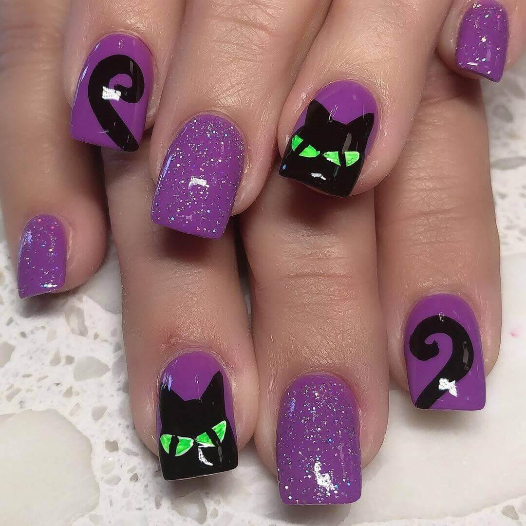 griffe de chat design halloween