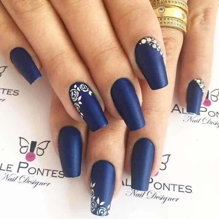 Ongles bleus King