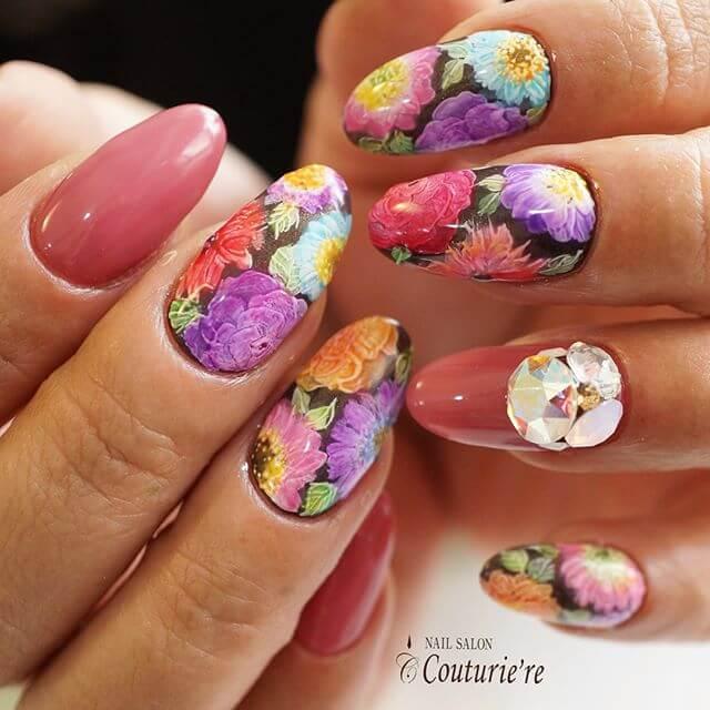 ongles colorés