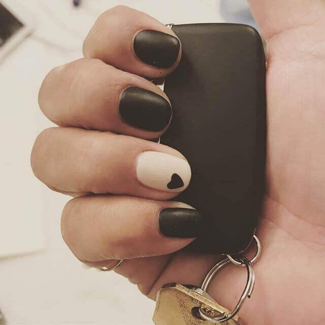 Effet mat avec coeur