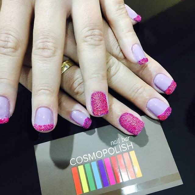 Ongles de caviar français