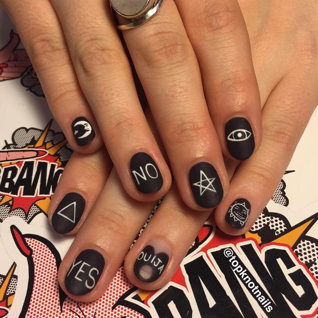 ongles de sorcière halloween