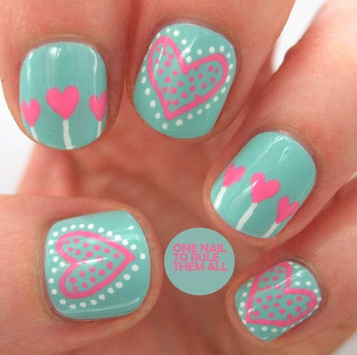 quelques coeurs d'amour décorés (6)