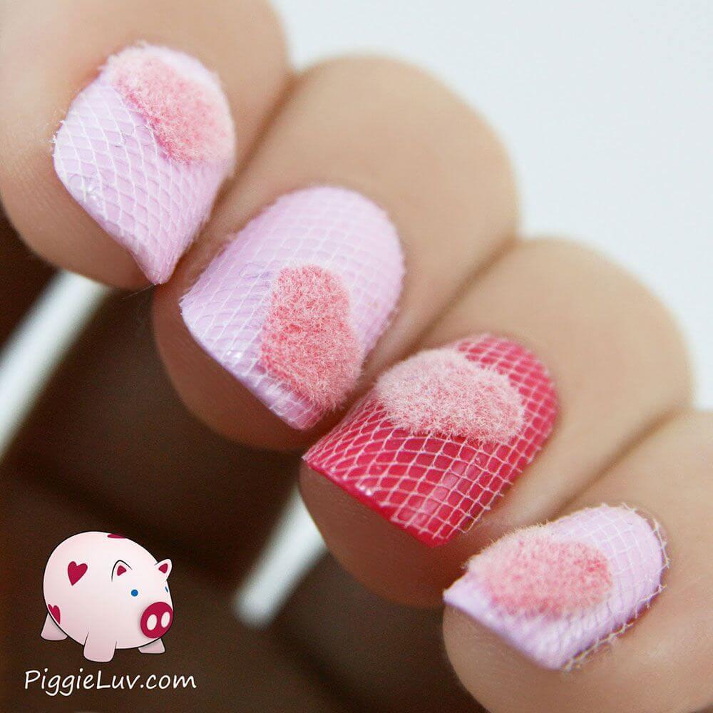 Des ongles d'amour avec des cœurs pour les romantiques! + 170 designs 27