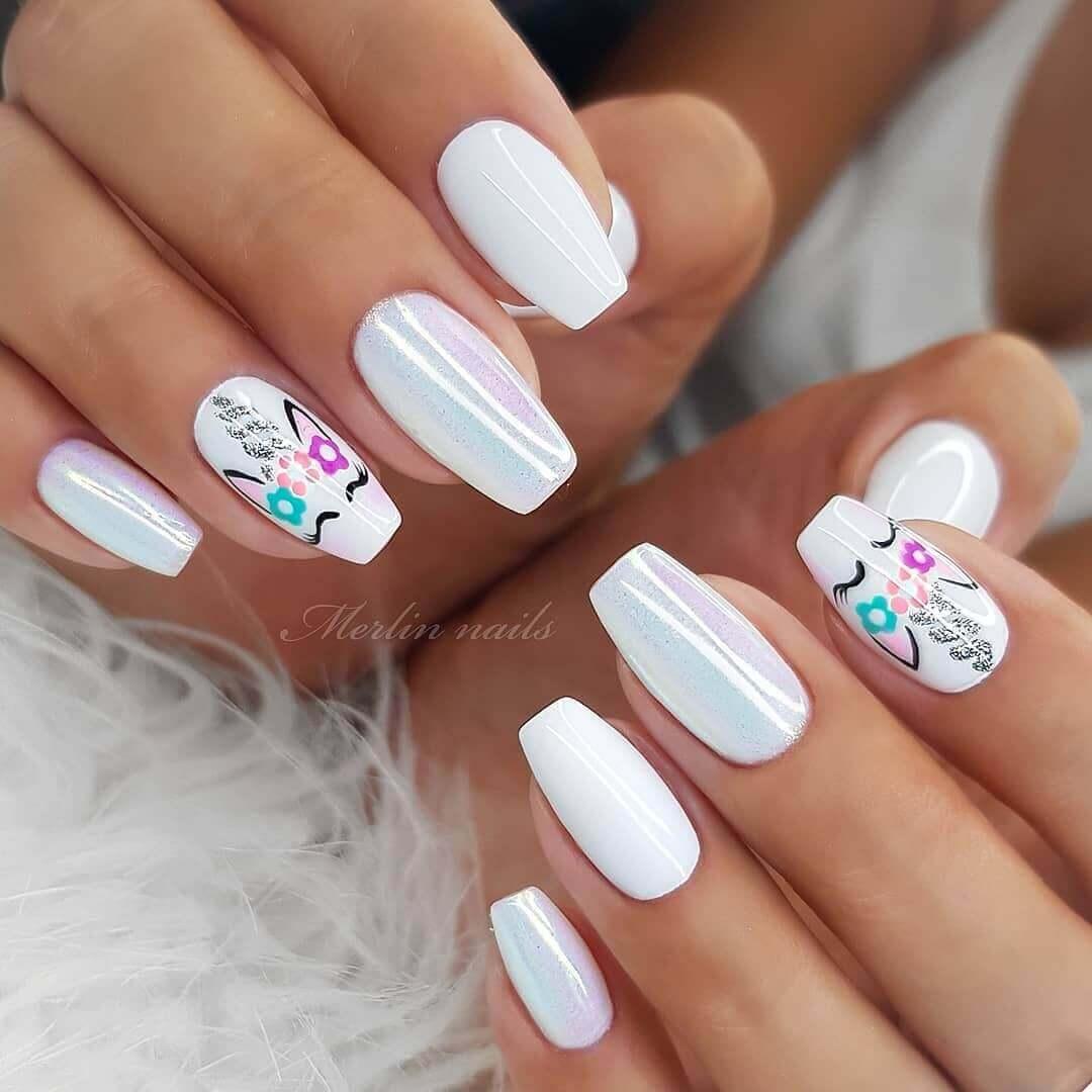 Ongles de mariage