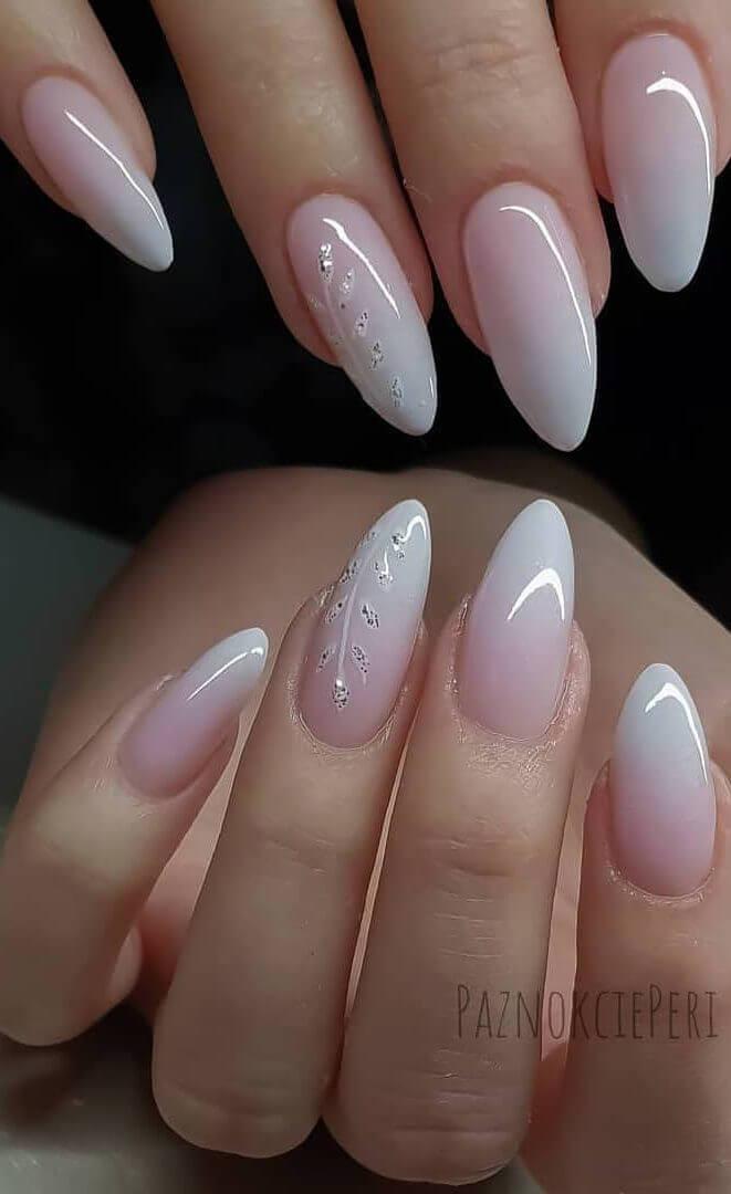 ongles dégradés pour le mariage