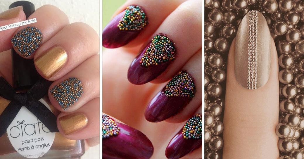 Ongles en caviar ou nacrés - +70 designs, tutoriaux et produits 1