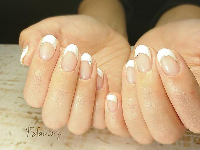 Ongles en gel français