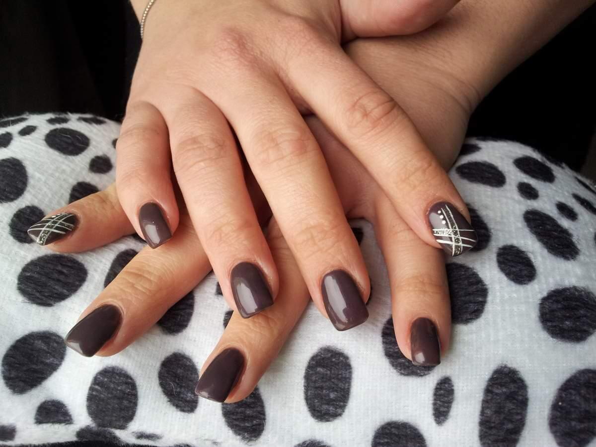 ongles en gel décorés