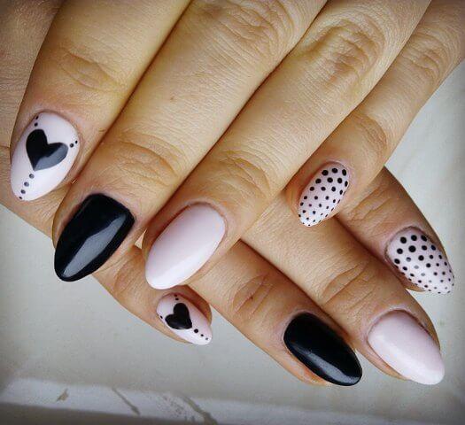 ongles en porcelaine à pointes