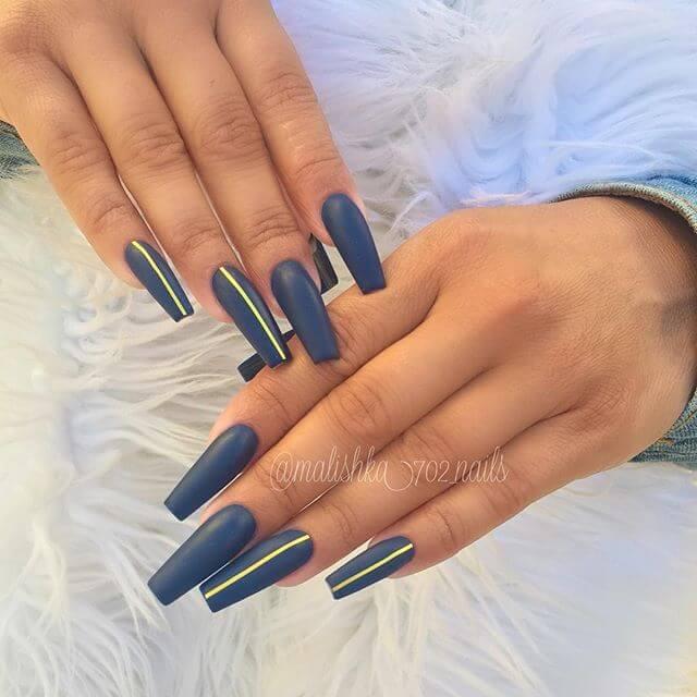 ongles longs et droits en gel