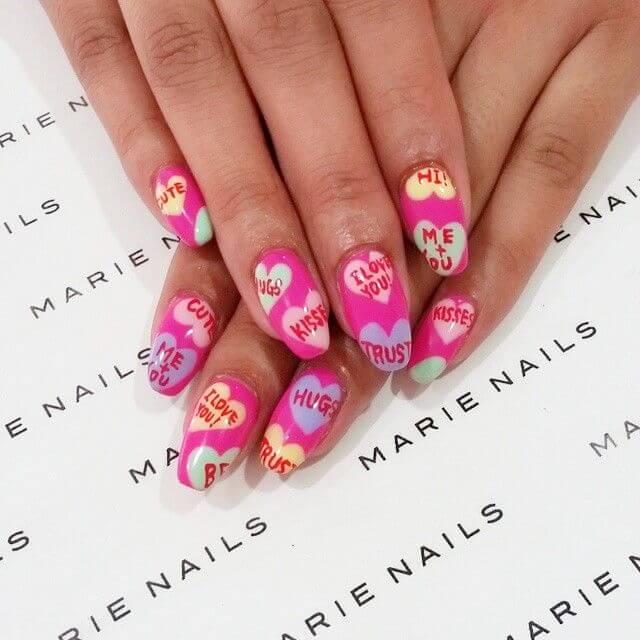 ongles nail art valentines (2)