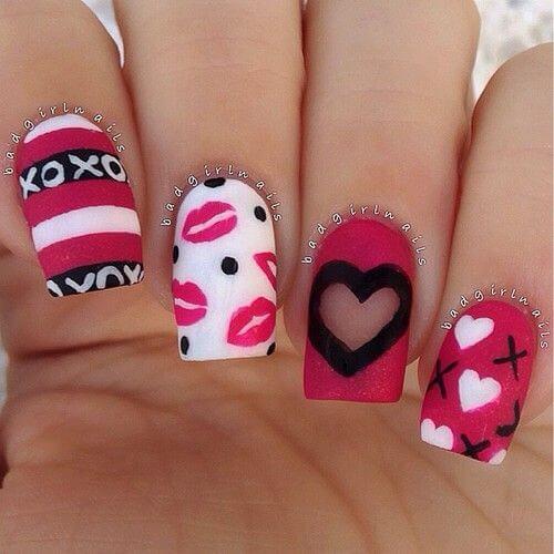 ongles nail art valentines (3)