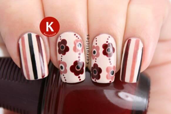 certains peints avec des fleurs (4)