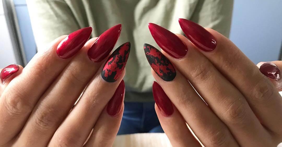 ongles rouges