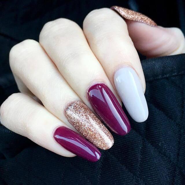 ongles simples en porcelaine