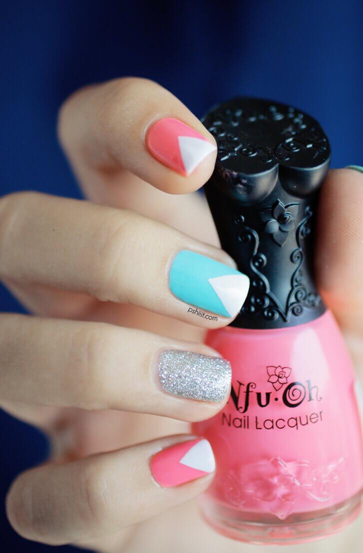 Ongles avec triangles