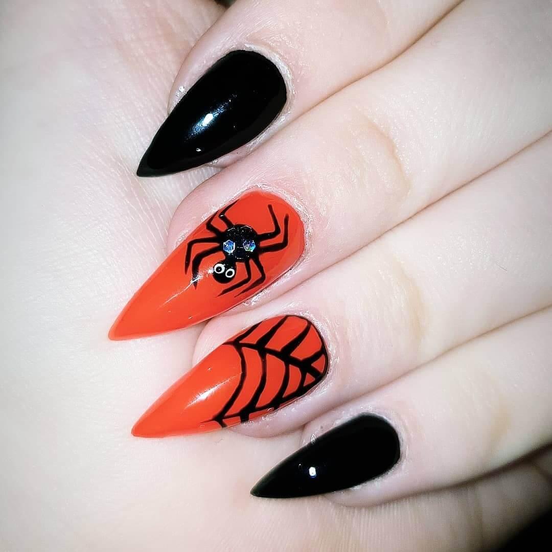 conception d'une araignée à ongles d'halloween